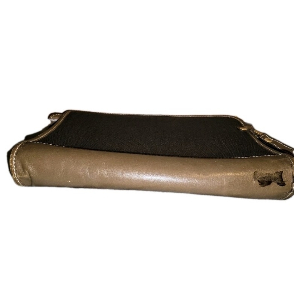 Men's Dunhill Black and Brown Leather Travel Bag - Picture 3 of 9